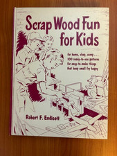 RARE *Scrap Wood Fun for Kids* Endicott 1961 Association Press HC/LIKE NEW/MINT picture
