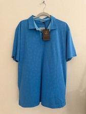 NWT Swannies Golf Barrett Blue Polo - Size L - RETAIL $77 picture
