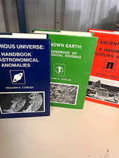 William R. Corliss Mysterious Universe Handbook Ring Binder Loose-Leaf 1979 picture