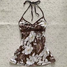 Womens Fairycore Y2K Aesthetic Top Cami Halter Lace Tank Streetwear Shirt S-XL picture