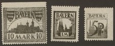 Germany ca1919 Bavaria Bayern Unissued Essays 115443 picture