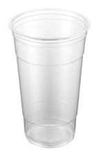 ProTakeOut, [32 oz] Clear PET Cups – 107mm Rim, 500 Pack (50/10) picture