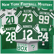 Autographed/Signed New York Jersey Mystery Box PSA JSA or Beckett COA picture