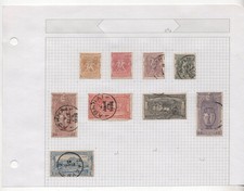 Greece 1896-1944 Collection Of 210 Stamps On 19 Pages Mint & Used picture