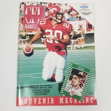 Vintage CFL Illustrated Souvenir Magazine Baltimore Stallions Doug Flutie 1994 picture