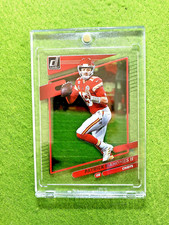 Patrick Mahomes CLEAR CARD JERSEY #15 CHIEFS  2021 Panini Clearly Clear picture