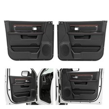 Inner Side Door Panels Pair For 2013-2018 Dodge Ram 1500 2500 3500 Texture Black picture