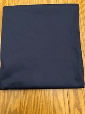 NOS Vintage Navy Blue Solid Fabric 57x182