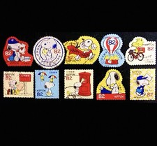 HDDM30 Stamp 2017 #1 SNOOPY / PEANUTS POSTAGE STAMPS  set of 10 picture