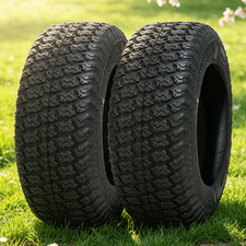 2X 11x4.00-5 Lawn Mower Tires 11x4x5 Turf Tire 11x4-5nhs Heavy Duty 4PR Tubeless picture