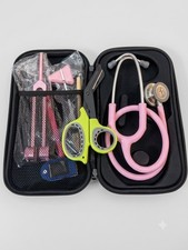 Cardiology Classic III Pearl Pink High Quality Stethoscope 9Pcs Kit Fee Shipping picture