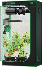 VIVOSUN Indoor Grow Tent 3'x2' Non toxic Mylar Room Reflective 36