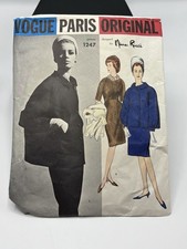 Vogue Paris Original Sewing Pattern 1247 Sz 14 Vtg Nina Ricci Dress Jacket Skirt picture