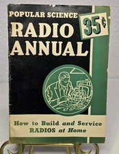 Vintage 1944 Popular Science Radio Annual Book How to Build Repair Service picture