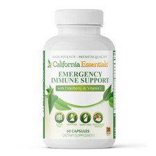 California Essentials Crisis Shield Immune Support Supplement 60 Capsules Daily picture
