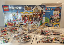 OPEN BOX LEGO CREATOR EXPERT SANTA'S WORKSHOP CHRISTMAS TIME 10245 BUILDING TOY picture