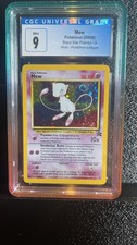 Pokémon GEM MINT 💎 INSANE SWIRL 360🌀Mew League Black Star Holo Promo #9 CGC 9 picture