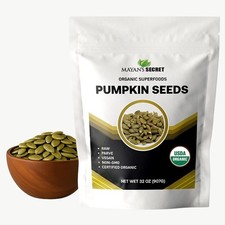 Mayan's Secret - Raw Pumpkin Seeds Organic 2lb, Parve, Vegan, Non GMO picture