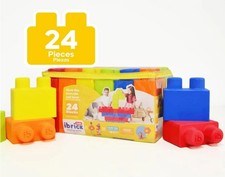 IBRICK Large Foam Rubber Building Blocks MAX 24 Creative Education Brand New picture