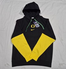 Nike Mens Oregon Ducks Hoodie On-Field Black/Yellow  Officia On Field Apparel picture