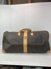 Rare 80s Vintage Fendi Pequin 24” Duffle Weekender Travel Hand Bag picture
