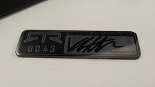 Engraved Custom RTR Vaughn Gittin JR Dash Plaque Black picture