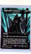 2021 MTG Magic The Gathering Secret Lair Borderless 207 Nightfeeder's Visitation picture