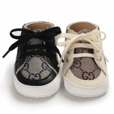 Baby Infant Classic Canvas Baby Shoes Boy Girl Soft Sole Size 1 & 3(0-18 Months) picture