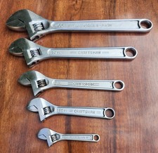 Vintage Craftsman 5-Pc Adjustable Wrench Set  4