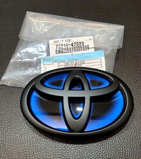 10-17 Toyota Prius Hybrid Grille Emblem Badge Matt Black and Blue Front Logo  picture