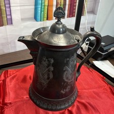 R. Strickland And Co., Albany New York, Silver Plate Water Pitcher, #63, 1857-84 picture