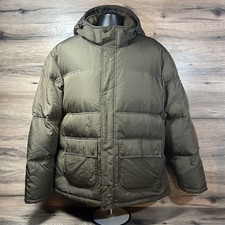 Vintage F.O.G. London Fog Men’s M Olive Green Down Puffer Jacket 90s Excellent picture