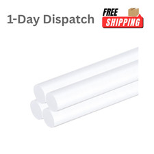 MECCANIXITY 4pcs Acrylic Round Rods 1/4