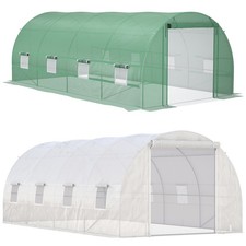Outsunny 20x10x7ft Heavy Duty Walk-in Greenhouse Outdoor Plant Vegetables Grow picture
