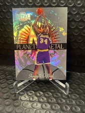 1997-98 Metal Universe - Planet Metal Shaquille O'Neal #4 PM Very Clean Copy picture