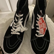 Vans Sk8-Hi Black White High Top Sneakers Men’s Size 9 New No Box picture