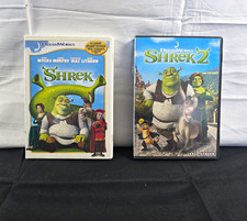 TESTED Shrek 1 And Shrek 2 DVD Lot Excellent Condition WORKING picture