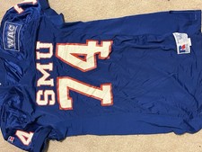 Russell Athletic SMU #74 Blue Football Jersey  College WAC. picture