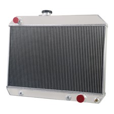 4 Row Aluminum Radiator Fit 1965-67 1966 Pontiac LeMans Tempest GTO Base Custom picture