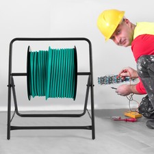 Foldable Wire Spool Rack Cable Caddy Wire Spool Dispenser Cable Holder HeavyDuty picture