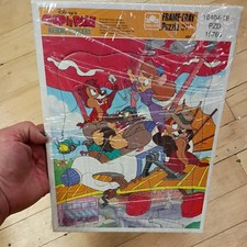 Vintage Disney Chip N Dale Rescue Rangers & Rocketeer Frame Tray Puzzles Sealed picture