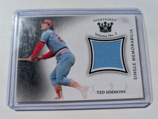 2021 Sportkings Volume 2 - Single Memorabilia Ted Simmons #SM-TS picture
