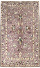 Handmade Kazak Rug 5x3 Area Carpet, Vintage Style Wool Rug for Living Room picture