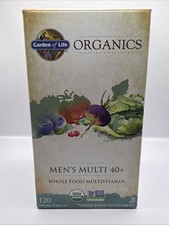 Garden of Life Organic Men's Multi 40+ - 120 Vegan Tablets BB:12/2027 picture