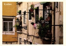 A View Of The Oldest Quarters Castelo Lisboa Portugal Postcard picture