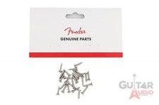 Genuine Fender CHROME Guitar Pickguard Mounting Screws - Package of 24 picture