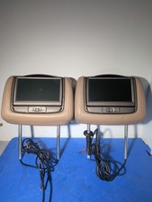 06-13 LAND ROVER RANGE ROVER SPORT 10-16 LR4 HEADREST DVD FRONT LEFT RIGHT 11152 picture