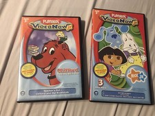 Playskool Video Now Jr Clifford Teacher's Pet & The Beanstalk Nick Jr 3 PVD Pack picture