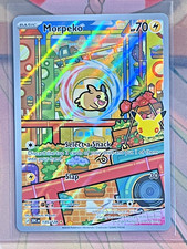 Morpeko 135/128 IR Pokemon 30th Celebration Illustration Rare Holo NM 2026 picture