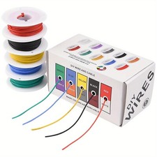 26/30 AWG Flexible Silicone Wire Electric Wire Gauge Tinned Copper Hook Up Wire picture
